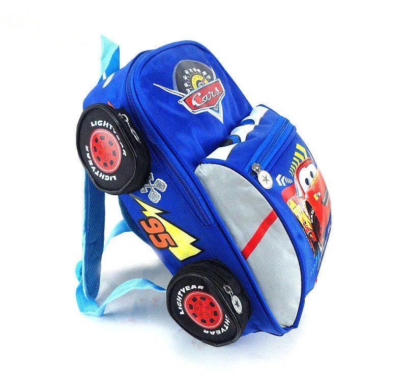 High Quality Cars Cartoon School Bag Boys Cool Printing