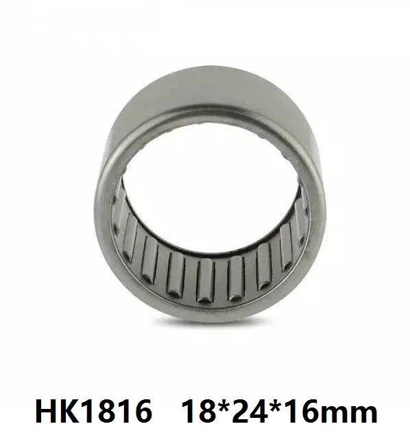 100 шт./лот HK1816 HK182416 игольчатый роликовый подшипник с тянутой чашкой 18x24x16 мм