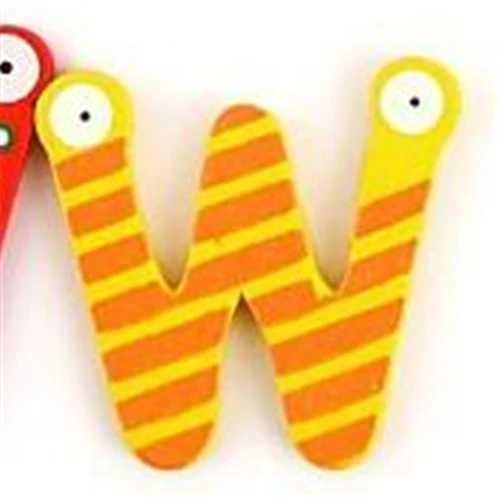 

A to Z 26 Letter Fridge Magnet Souvenir letter W