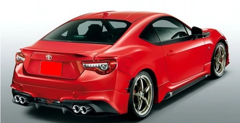 Для Toyota 86 2013 задний багажник надрезаемая подкладка, abs Материал грунтовка Цвет для хвостовой части автомобиля декоративное крыло