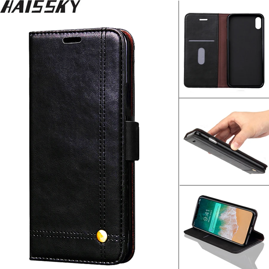 

Vintage Leather Phone Case For iPhone X 8 7 6 6S Plus Flip Case Luxury Magnetic Card Wallet Cover For iPhone 5 5S SE Case Coque