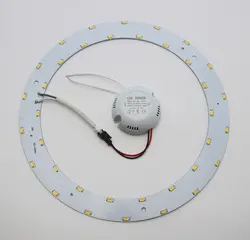 DIY 18 W Светодиодный потолочный светильник 2D круглая Светодиодная лампа PCB светодиодный TECHO LED кольцо DIA248MM 120 V 220 V 230 V 240 V = 36 W Старый fluoresecent