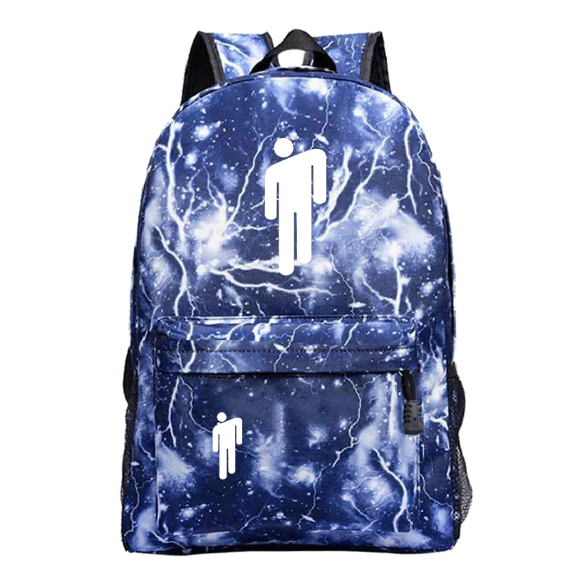 Billie Eilish Backpacks Bag School Bags for Boys Girls Travel Bags Teenage Notebook Backpack Fashion Nylon Mochila fashion Bag