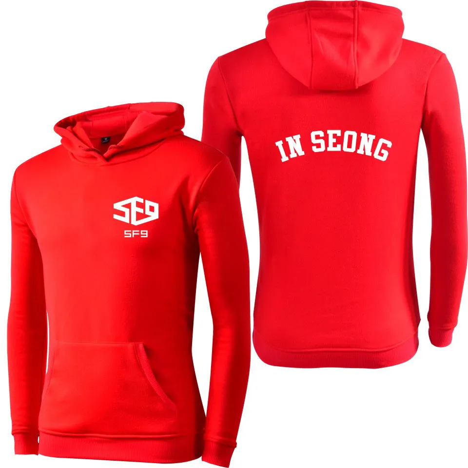  High Quality Men 4xl Hooded Hoodies Women in SF9 Hoodies Men Sweatshirts Spring Autumn XXS 3XL Hood