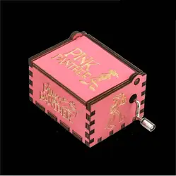 Розовая резная деревянная музыкальная шкатулка Игра престолов Сейлор Мун ручная рукоятка деревянная музыкальная шкатулка тема подарок на