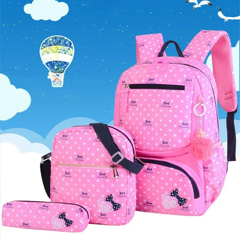 Children 3pcs/set School Backpack Bagpack Teenagers Girls Sweet Nylon School Backpacks Kids Travel Backpack Cute Back Pack Children 3pcs/set School Backpack Bagpack Teenagers Girls Sweet Nylon School Backpacks Kids Travel Backpack Cute Back Pack