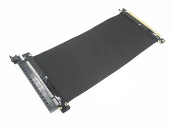 

KEFU Double-layer shielding PCI-E PCI Express x16 to X16 Riser Card Extender Flexible Extension Cable