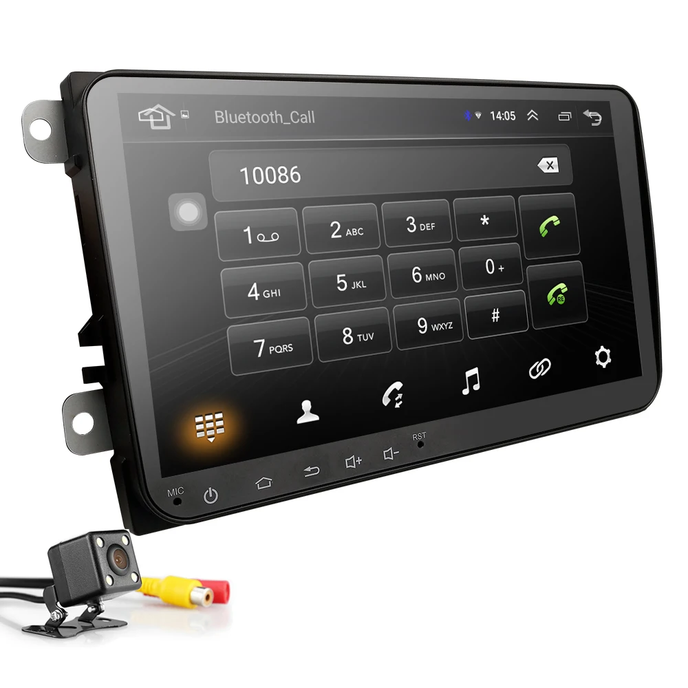 Android 8,1 автомобильный мультимедийный плеер 9 дюймов 2 Din Авто Радио для V W/Volkswagen/T ouareg FM радио USB DVR SWC BT DAB+ Can bus Wifi