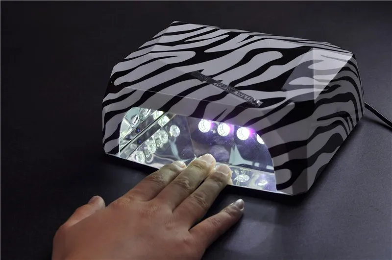 36 Вт Автоматический Датчик Сушилка для ногтей привело Ультрафиолетовая лампа для Гвозди в форме ромба светильник ногтя леча для UV Гель польский Дизайн ногтей Инструменты