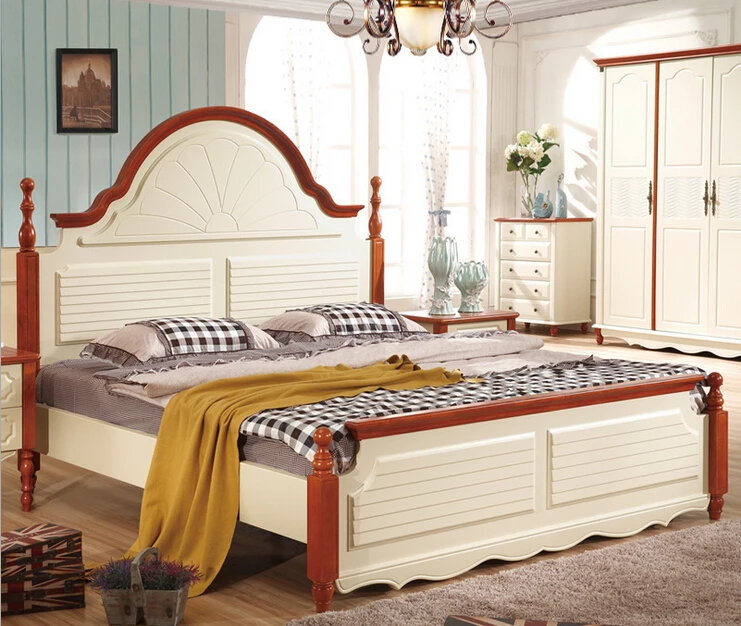 Мебель для спальни детская кровать из цельного дерева KT312|solid wood kids bed|bedroom furniturekids