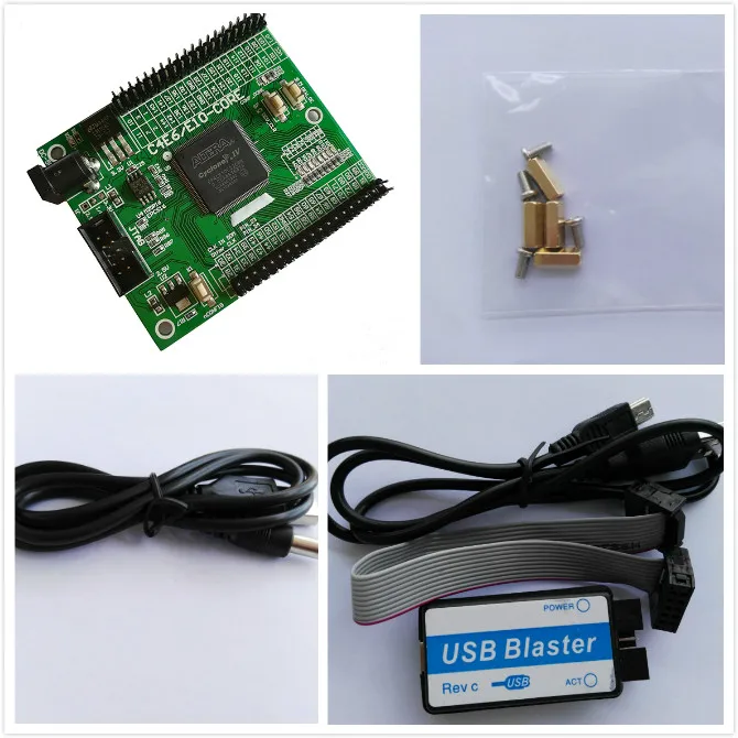 EP4CE10 altera fpga плата макетная + USB Blaster комплект cyclone IV комплект|board fpga|kit kitsboard board |