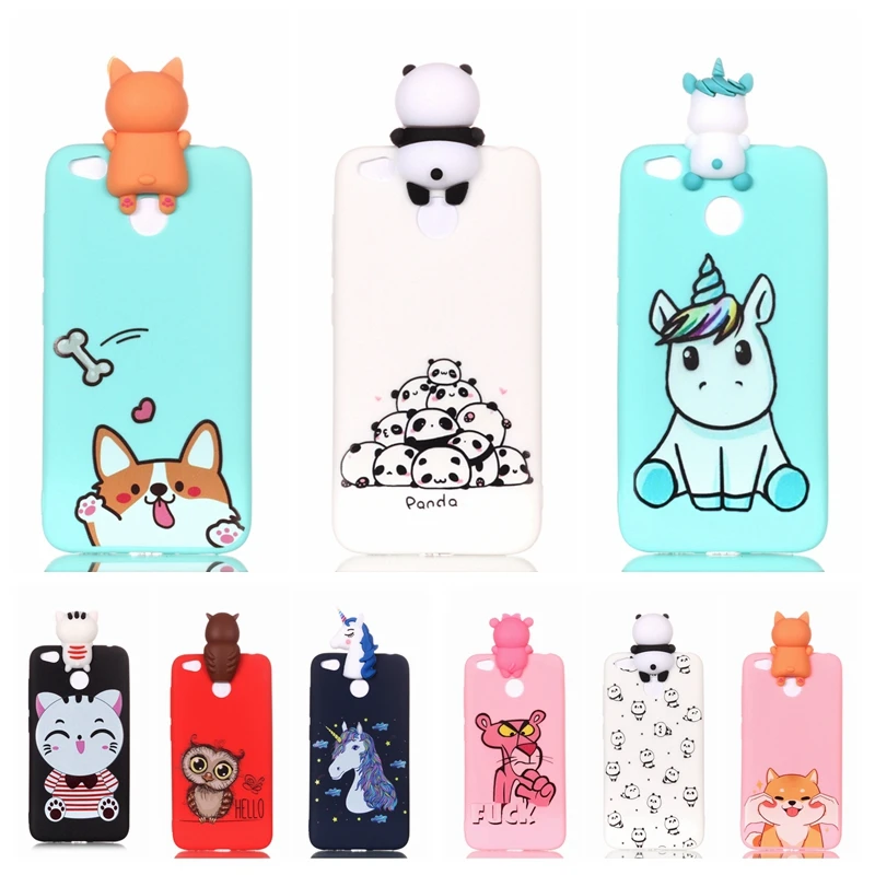 

Xiaomi Redmi 4X Case Cartoon 3D Unicorn Panda Dog Candy Silicone Case Cover on for Funda Xiaomi Xiomi Redmi 4X Phone Cases Women