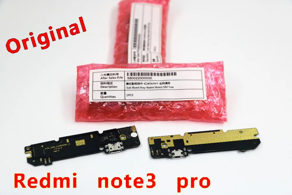 

original redmi note3 usb plug charge board withmicorphone for redmi note3pro charge borad note3pro usb plug