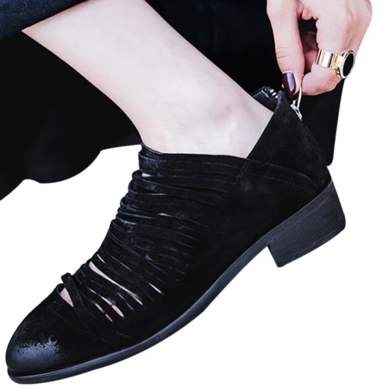 Out Creux Profonde Peu Black Coffee Chaussures Green Printemps Troupeau Bout Pointu Carré blue Mode light Femmes Dames Talon 2018 Casual Mocassins light De Pompes w84Zzqn6U