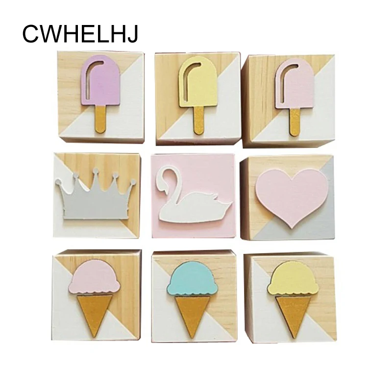 3 шт./компл. деревянный лебедь единорог|gift gifts|gifts childrengifts wood |