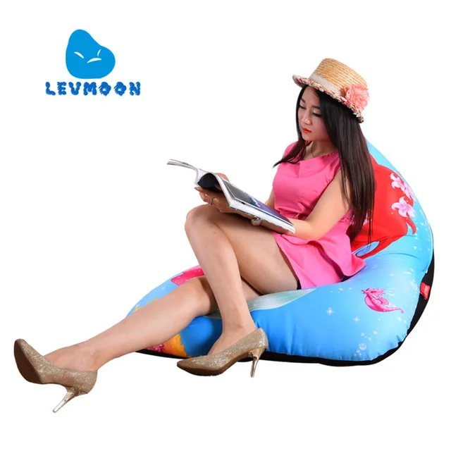 Cheap LEVMOON Beanbag Sofa Chair Mermaid Seat zac Shell Comfort Bean Bag Bed Cover Without Filler Cotton Indoor Beanbag Lounge Chair Cheap LEVMOON Beanbag Sofa Chair Mermaid Seat zac Shell Comfort Bean Bag Bed Cover Without Filler Cotton Indoor Beanbag Lounge Chair