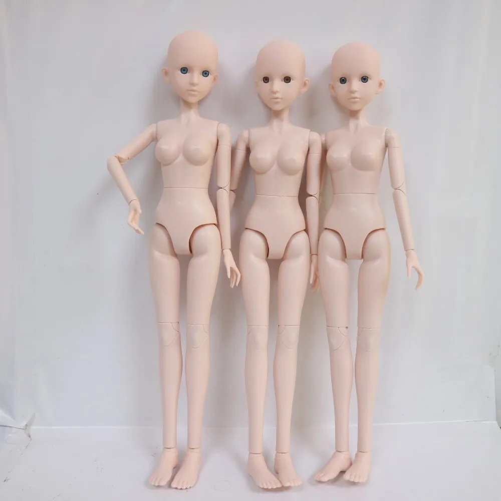 

1/4 BJD Doll Nude doll 45cm Plastic joint moveable doll,without make up Head circumference 17.5cm