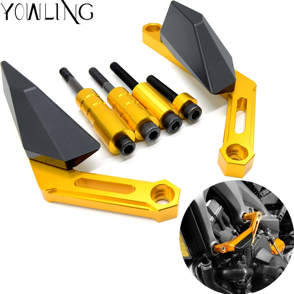 

For YAMAHA MT09 MT-09 MT 09 FZ-09 FJ-09 XSR900 Motorcycle Falling Protection Frame Slider Fairing Guard Anti Crash Pad Protector