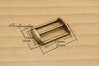 

Cap strap adjuster rectangle Adjustable sliders Hat Hardware 5/8 inch 25pcs U149