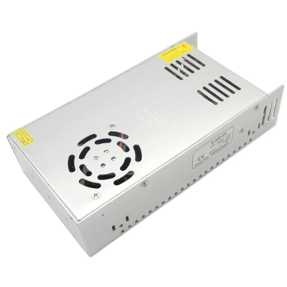 5 в 80A 400 Вт импульсный источник питания 110 В 220 В переменного тока ...