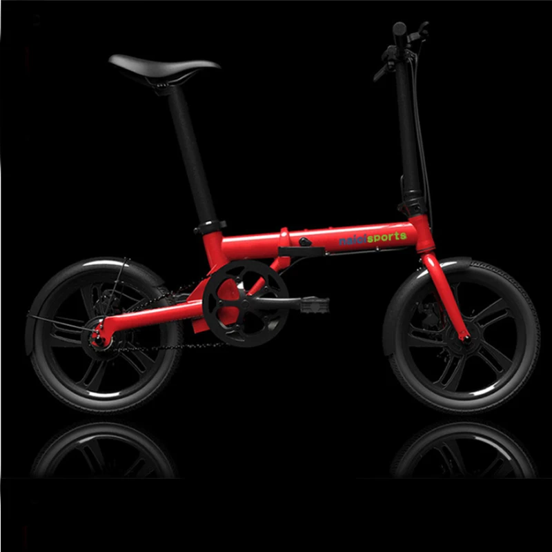 16 дюймов электрический велосипед складной электрический велосипед умный мини съемный аккумулятор электрический велосипед большое колесо велосипед супер светильник велосипед
