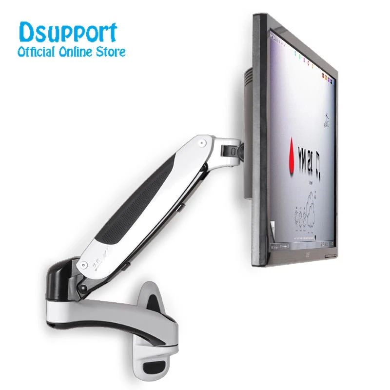 Mola de Gás de Alumínio Graus de Movimento Suporte de Montagem na Parede Completo Altura Ajustável -27 Lcd Monitor Titular tv Braço Gm112w 360 15 - Image 5