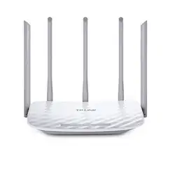 Маршрутизатор Wi Fi Dualband TP LINK Арчер C60 Ac1350 450 мб в 2,4 ГГц и 867 5 4 p ETH антенны фиксированной