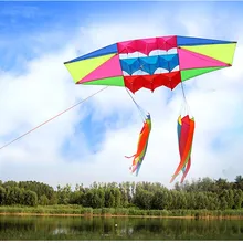 Новая одиночная линия воздушные змеи для взрослых большой 3D Радарный воздушный змей Летающий с кайт-хвост открытый игрушки Спорт Забавный пляж Парк Летающий