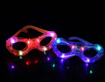

Spider-man glow glasses The king of the spider Fluorescent glasses bar concert party supplies Flash butterfly glasses DHL free