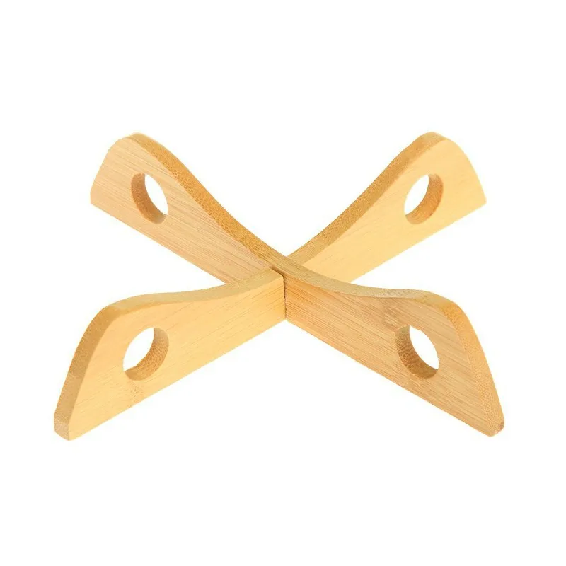 

Brand New Bamboo Heat Resistant Pan Mats Holder Removable Kitchen Cooking Bowl Cup Coaster Cooking Tools Set