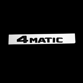 

For Mercedes Benz Car Number Letters 4MATIC Trunk Emblem Chrom Silver Badges