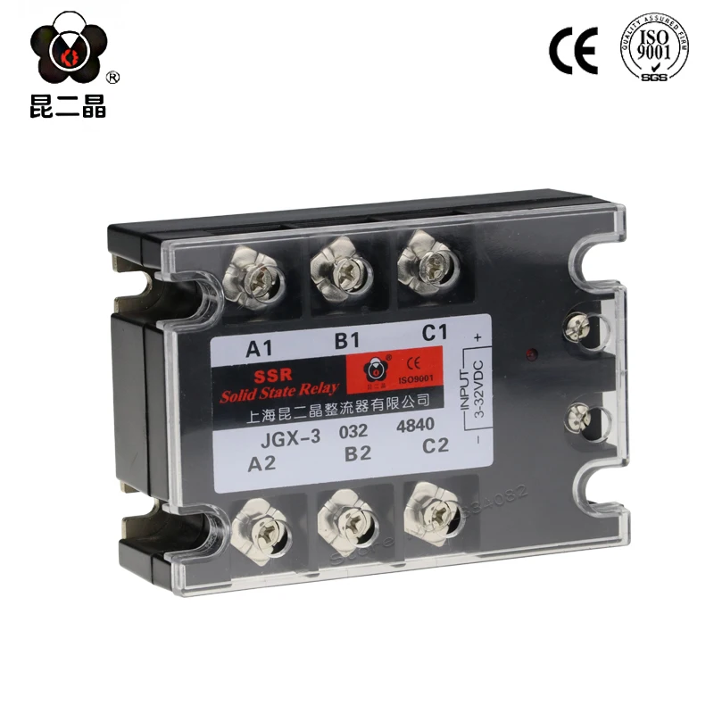 DC to AC 40A 3-32VDC three phase Solid state relay module SSR JGX-3 032 4840 control | Строительство и ремонт
