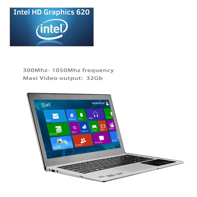 1" Intel Core I5 7200U ноутбук 1 ТБ HDD+ 120GB SSD 8GB ram клавиатура с подсветкой Windows 10 игровой компьютер