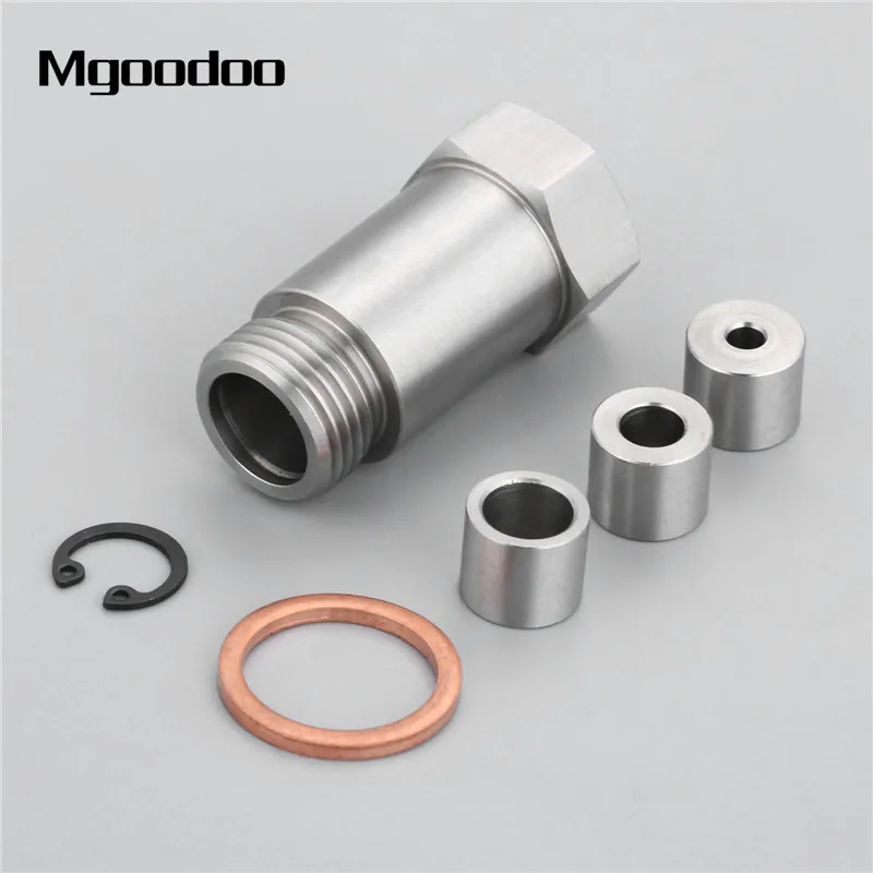 

Oxygen Sensor Lambda O2 M18 x1.5 Threaded Extension Extender Spacer Exhaust Restrictor Fitting Adjustable Gas Flow Inserts kits