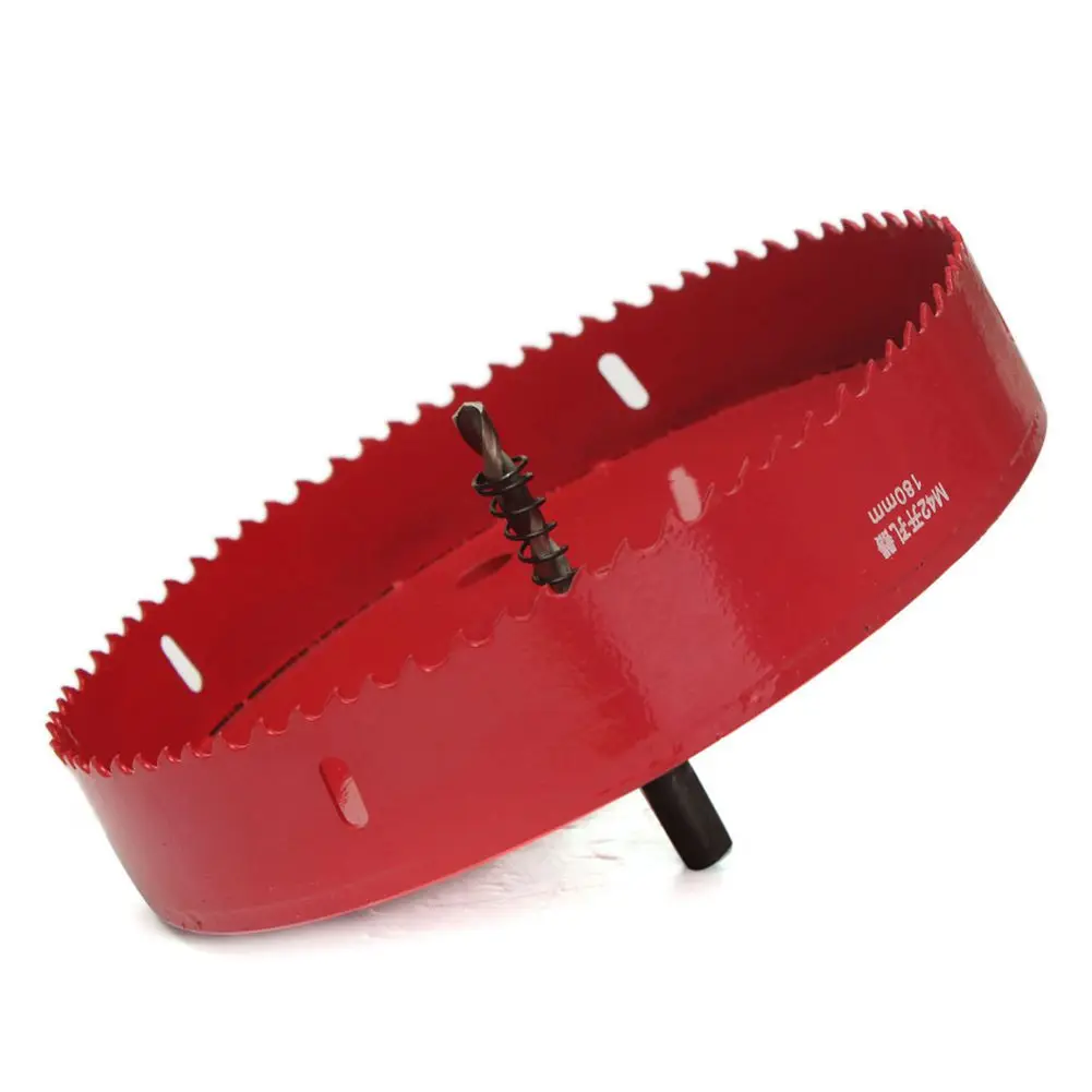 

180mm Bi Metal M42 HSS Hole Saw Cutter Drill Bit For Aluminum Iron Pipe