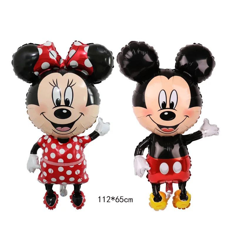 

Foil Balloon Mickey Minnie Mouse Children's Happy Birthday Party Decoration Kids Toys Gift Mickey Head Balloon
