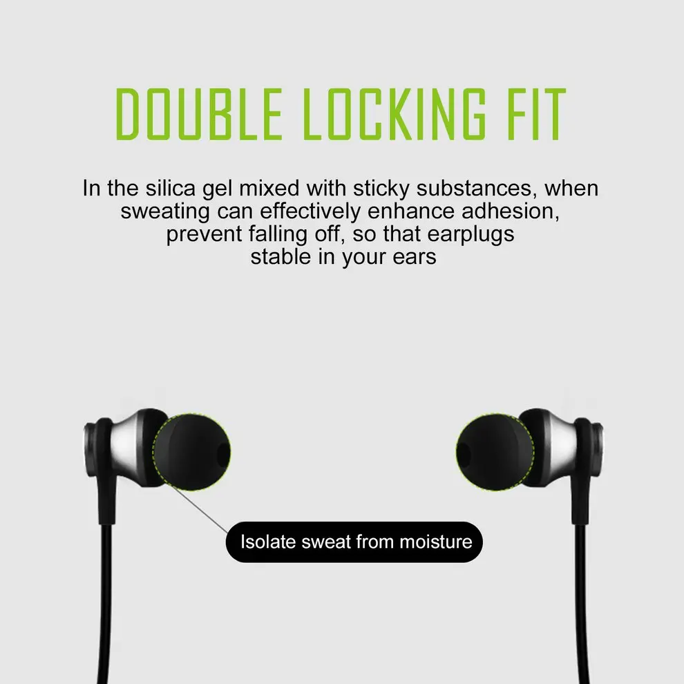 

5PCS Bluetooth Earphone Neckband Wireless Magnet Outdoor Stereo Headset with Microphone Sport Earbuds Headphones