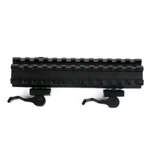 140 мм двойной угол рельса QD быстросъемное крепление для прицела Черный наружный двойной угол крепления аксессуары