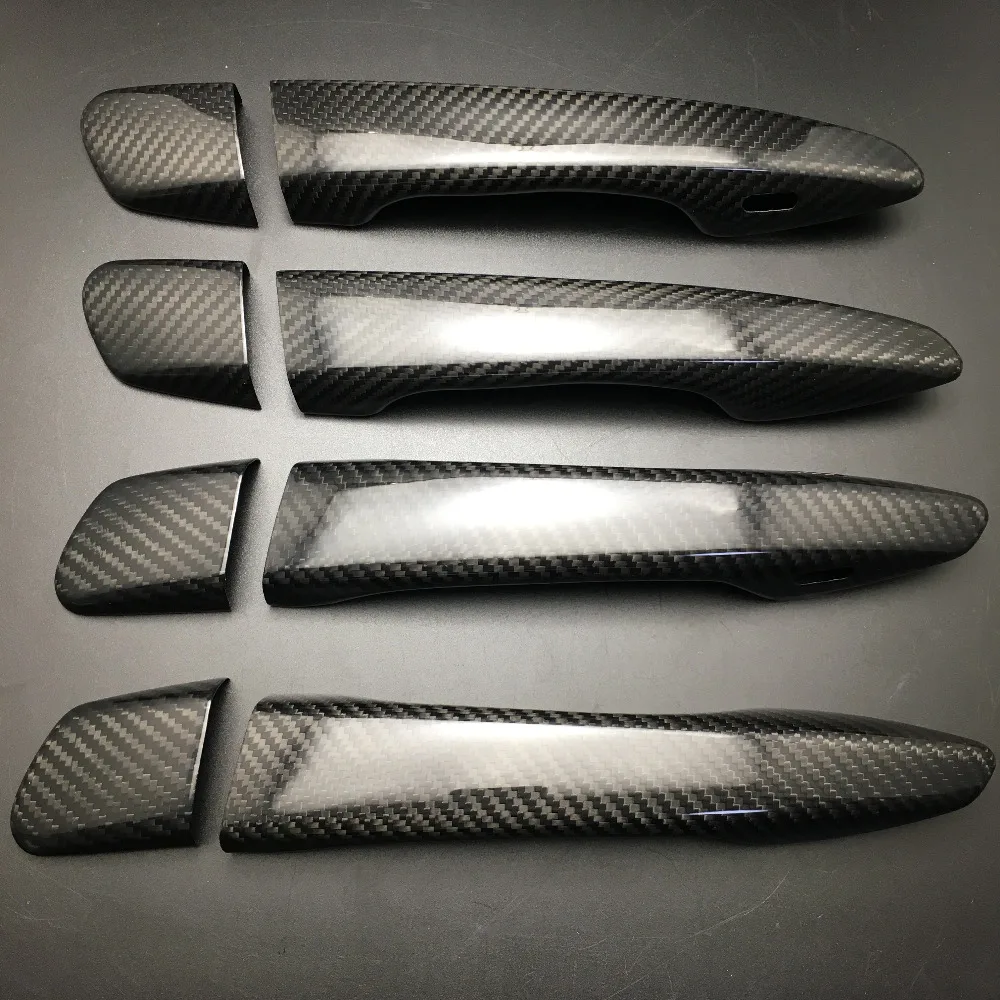 Carbon Fiber Door Handle Cover Trim For Lexus CT200h ES ES200 ES250
