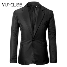 YUNCLOS EU Size 2019 Autumn New Men's Suit Blazer Single Buttons Solid Color Suit Jackets Casual Men Business Slim Fit Blazer YUNCLOS EU Size 2019 Autumn New Men's Suit Blazer Single Buttons Solid Color Suit Jackets Casual Men Business Slim Fit Blazer