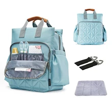 ABOUTBABY mochila de maternidad para cochecito de bebé, bolsa de pañales para el cuidado del bebé, bolso grande para lactancia, mochila de viaje