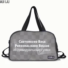 Индивидуальная картина на заказ, дорожная сумка для женщин, косметичка для девочек, сумки, большая сумка для переноски, багаж, новинка