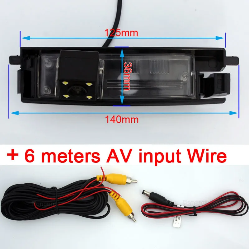 Для Toyota RAV4 2000 2001 2002 2003 2004 2005 2006 2007 2008 2009 2010 2011 2012 заднего вида для парковки обратный резервный монитор Камера - Название цвета: 8006