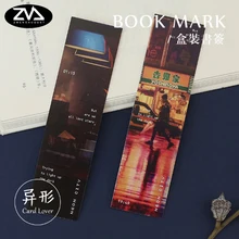 30 шт./кор. красочный городской подарок закладки маркер канцелярские принадлежности подарок реалистичные Kawaii мультфильм закладки для офиса школьные поставки