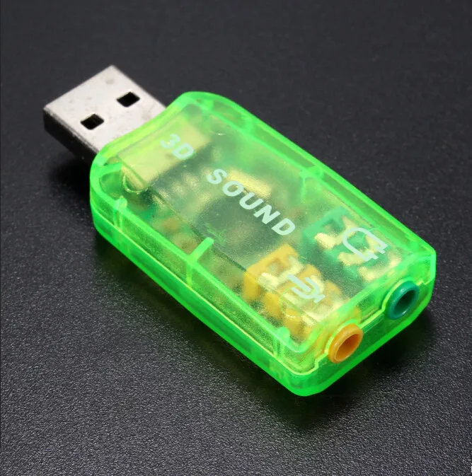 KUYiA Supplylink 5.1USB до 3 5 мм Микрофон Разъем для наушников стерео гарнитура 3D Звуковая