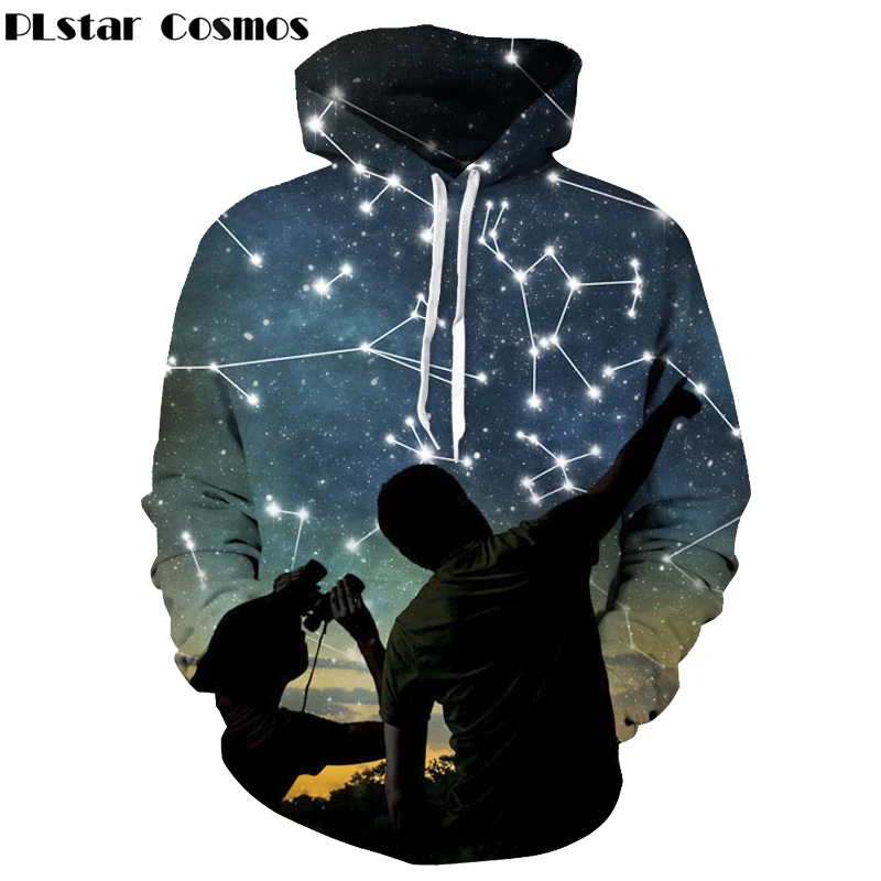 Новинка 2019 модная мужская и женская брендовая одежда PLstar Cosmos забавное звездное