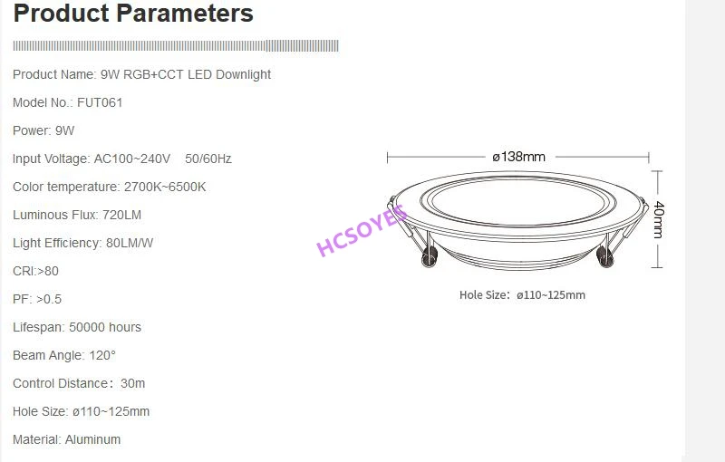 MILIGHT FUT061 FUT060 25 Вт 9 Вт RGB+ CCT светодиодный светильник водонепроницаемый потолочный прожектор AC110V 220 В Встраиваемый светодиодный светильник wifi приложение