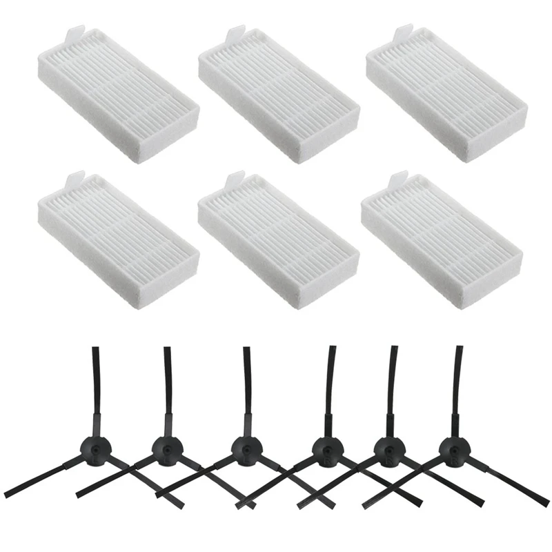 

Accessories Replacement Parts Compatible Ilife V3S V5 V5S V5S Pro Robot Vacuum Cleaner - Filters And Side Brushes(Left+Right),