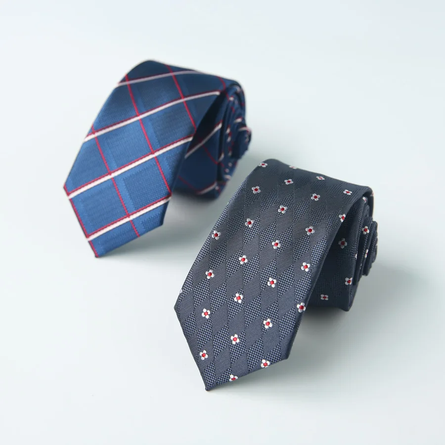 Новые узкие мужские галстуки 6 см, роскошные мужские галстуки в цветочек, в горошек, в полоску, галстуки в клетку, Hombre Gravata, тонкий классический деловой Повседневный галстук для мужчин