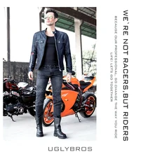 newest uglyBROS UBS09 motor pants Motorcycle jeans Road riding jeans four sets of protective gear man
